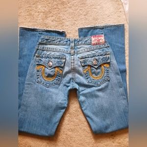 True Religion low rise jeans